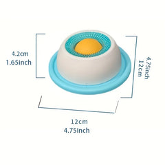 Pet Lick Mat Yogurt Licking Plate Slow Feeder for Dogs & Cats - Interactive Snack Bowl, Promotes Dental Health, Pet Licking Mat