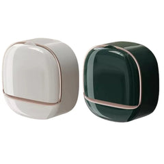 Wall-Mounted Soap Holder with Drainage | Waterproof Bathroom Soap Dish | No-Drill Shower Soap Box Organiser