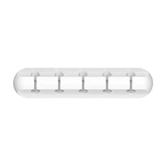 Silicone Cable Management Clips | Self-Adhesive Cable Organiser for Desk | Wire Holder for Phone, Mouse & Keyboard Cables