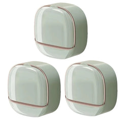 Wall-Mounted Soap Holder with Drainage | Waterproof Bathroom Soap Dish | No-Drill Shower Soap Box Organiser